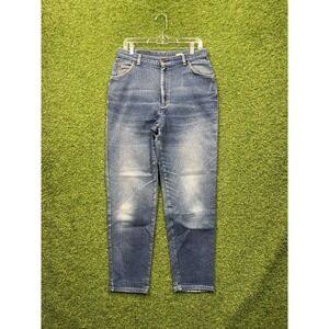 Vintage Levis 573 Jeans Womens 16 (30x29) 1987 Brown Tab Hi Rise Dark Denim 80s